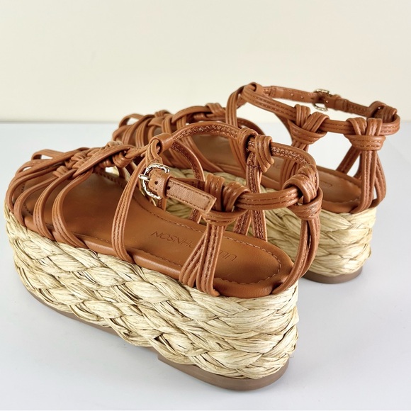 NEW ULLA JOHNSON LEATHER PLATFORM SANDALS - Picture 6 of 12